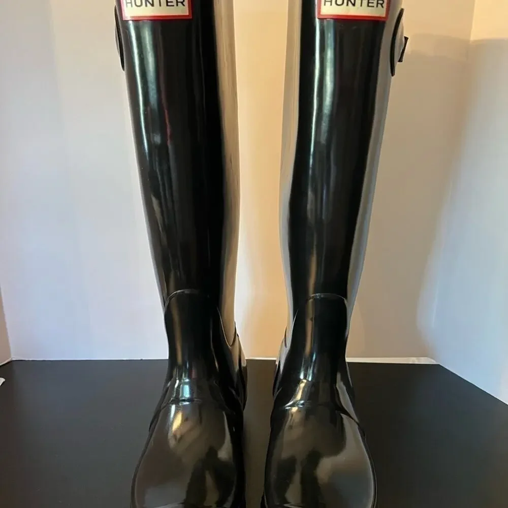 Hunter womens “rain” boot size 5 worn once
